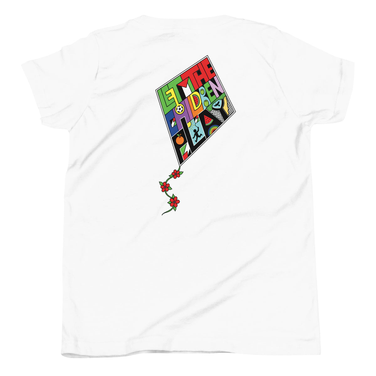 LET THE CHILDREN PLAY Youth Palestine Graphic Tee by Warrior Ink