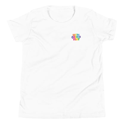 LET THE CHILDREN PLAY Youth Palestine Graphic Tee by Warrior Ink